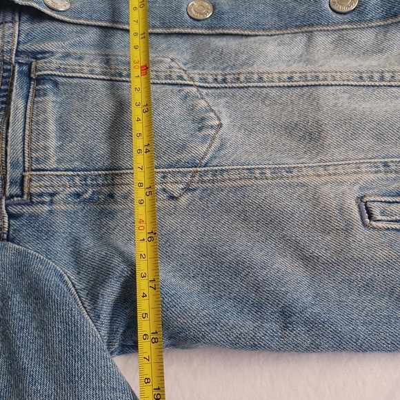 VTG TOMMY HILFIGER Trucker Sydney Tape Light Jacket Women's Sz M Capsule Spring - Picture 6 of 12